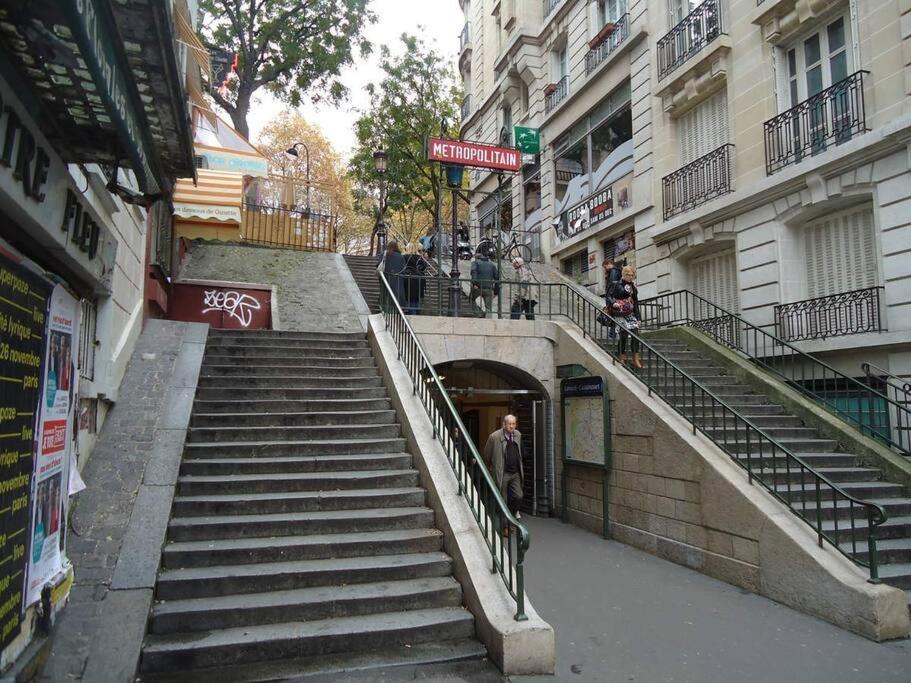 Sacre Petit Studio In The Coeur Of Montmartre Paris Exterior foto